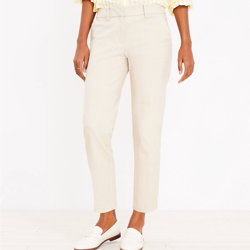LOFT White Pants 6P